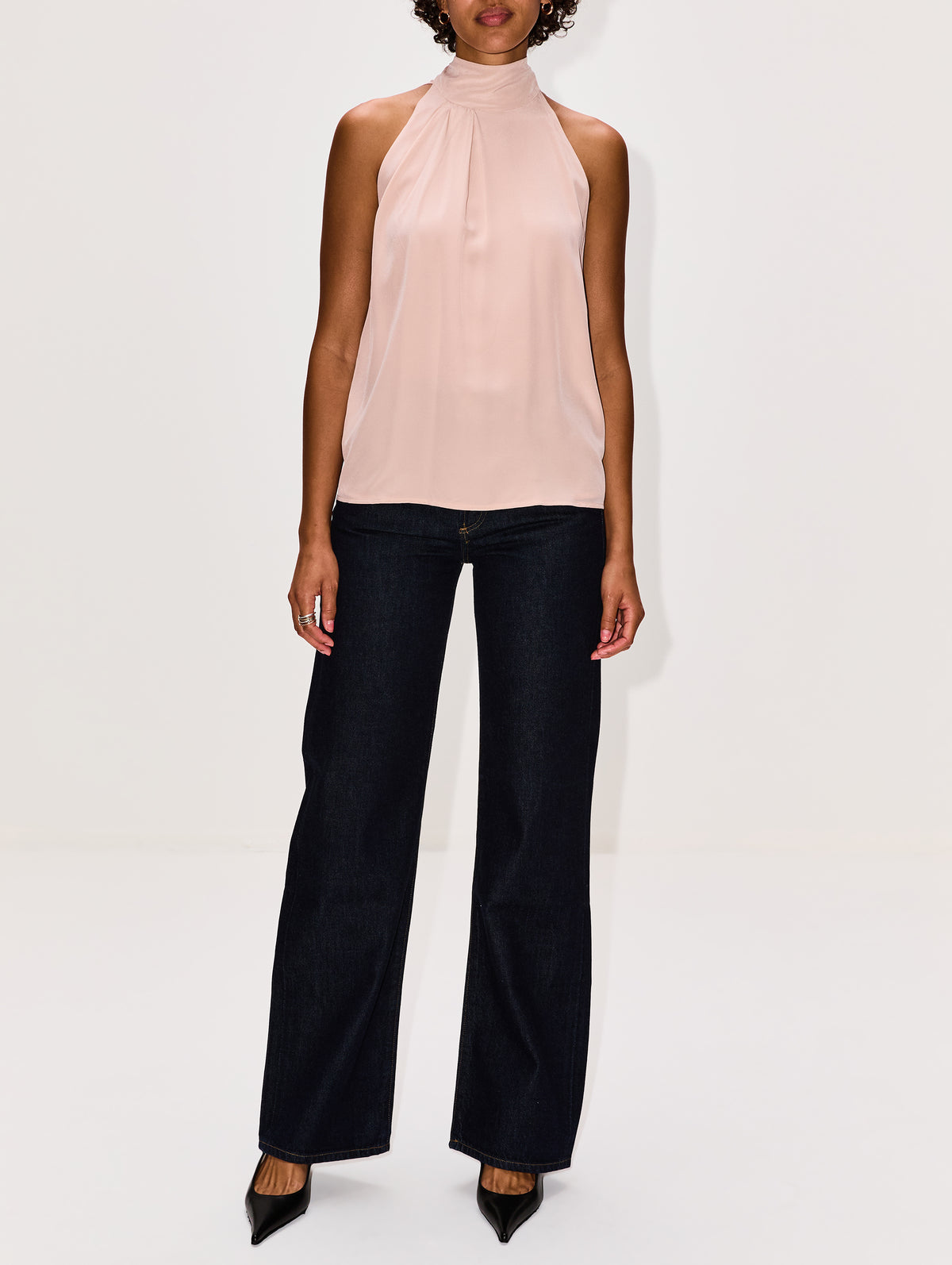 Jumbo Woven Top,MAX MARA,PINK,Image 5