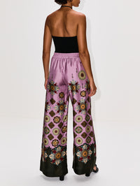 Palazzo Pant,LA DOUBLEJ,NUCLEAUS PLACEE/DUSTY PINK,Image 4