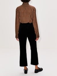 Classique Blouse,SAINT LAURENT,MARRON,Image 3