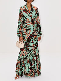 Florina Skirt,SILVIA TCHERASSI,MINT TIE DYE,Image 2