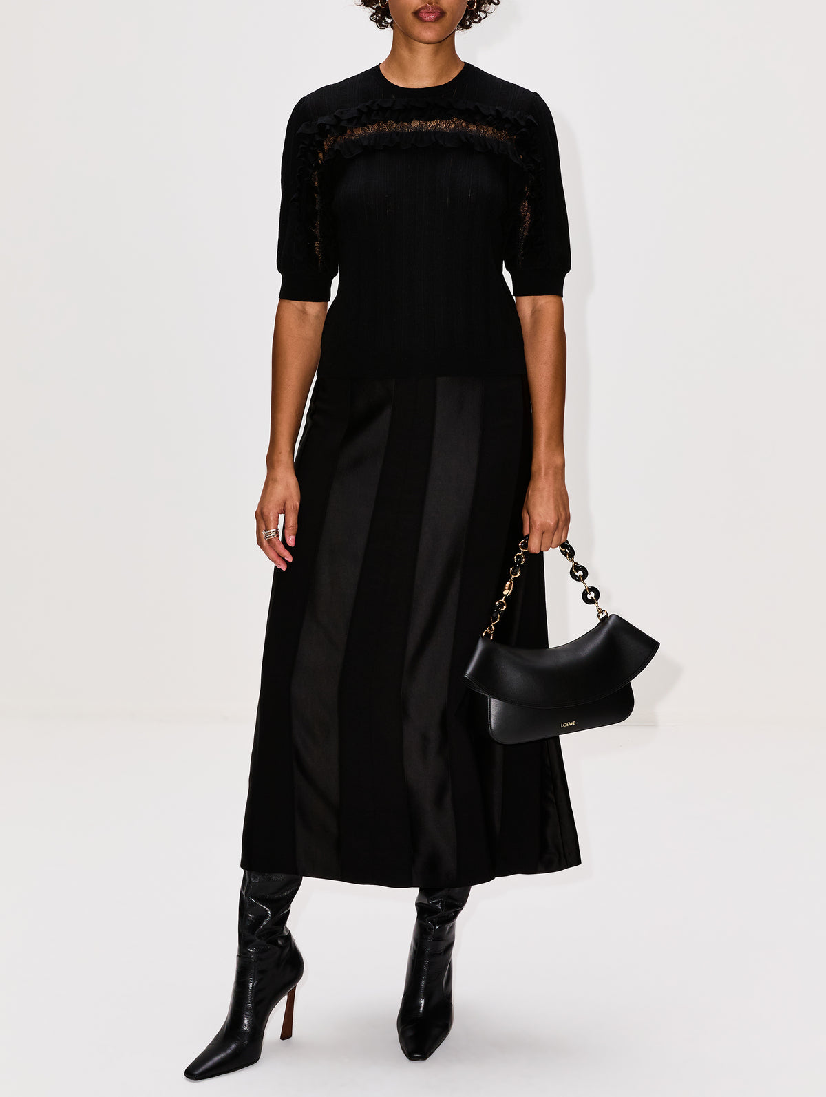 Salima Knit Top,ULLA JOHNSON,NOIR,Image 2