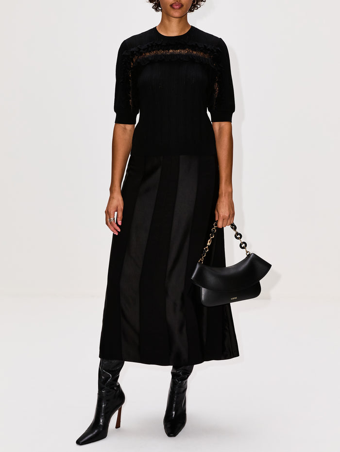 Salima Knit Top,ULLA JOHNSON,NOIR,Image 1