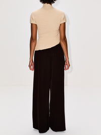 Meadow Pant,PROENZA SCHOULER WHITE LABEL,CHOCOLATE,Image 4