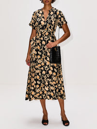 Nadya Mini Dress,ULLA JOHNSON,TOURMALINE,Image 2