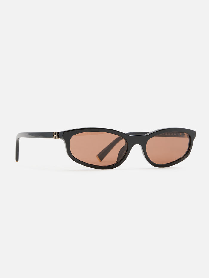 Cat Eye Frame,MIU MIU EYEWEAR,CAMEL,Image 1