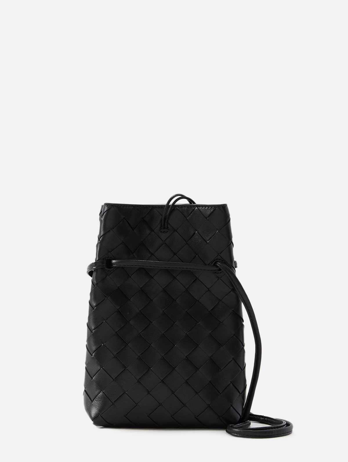 Phone Pouch,BOTTEGA VENETA,BLACK,Image 3
