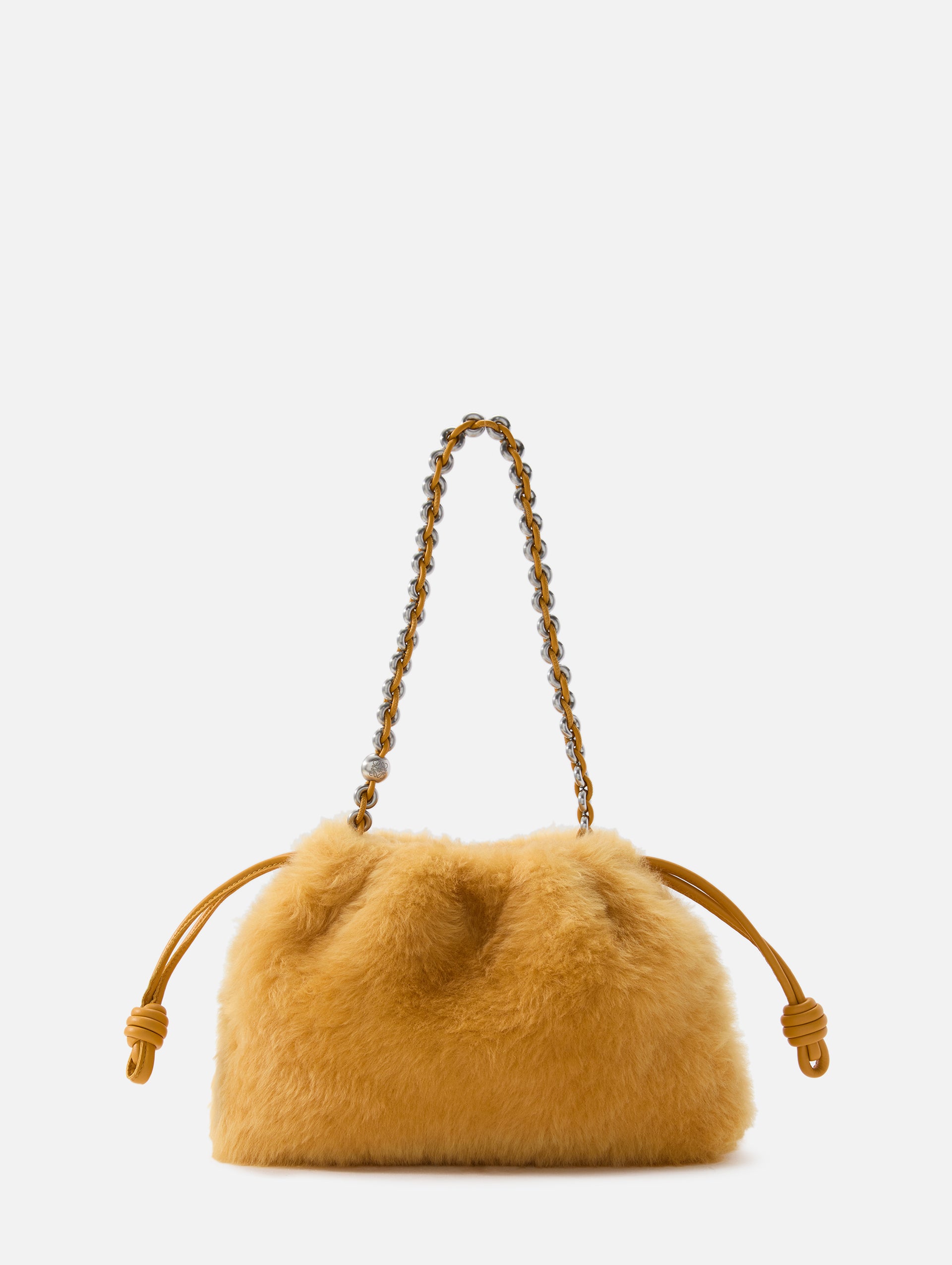 Medium Flamenco Fur Bag | LOEWE | elysewalker