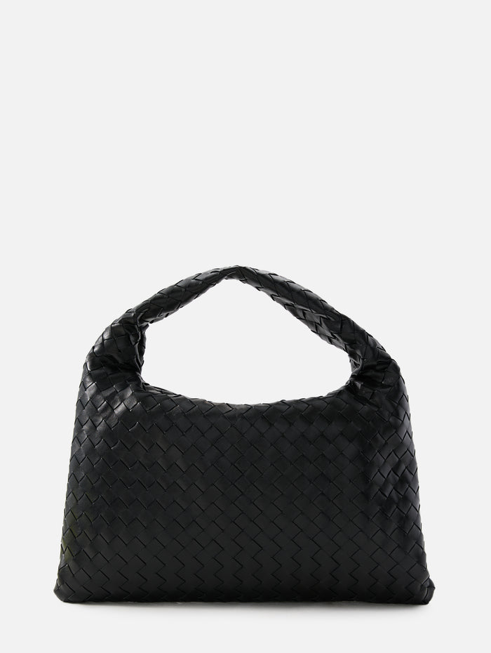 Small Hop Bag,BOTTEGA VENETA,BLACK,Image 1