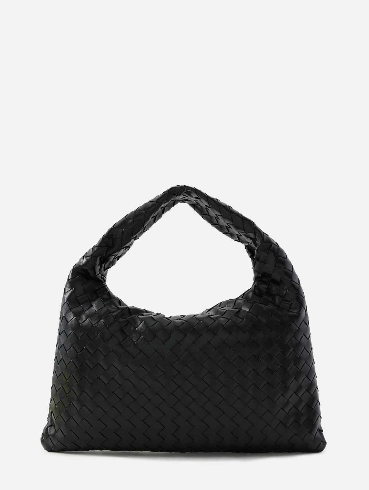 Small Hop Bag,BOTTEGA VENETA,BLACK,Image 3