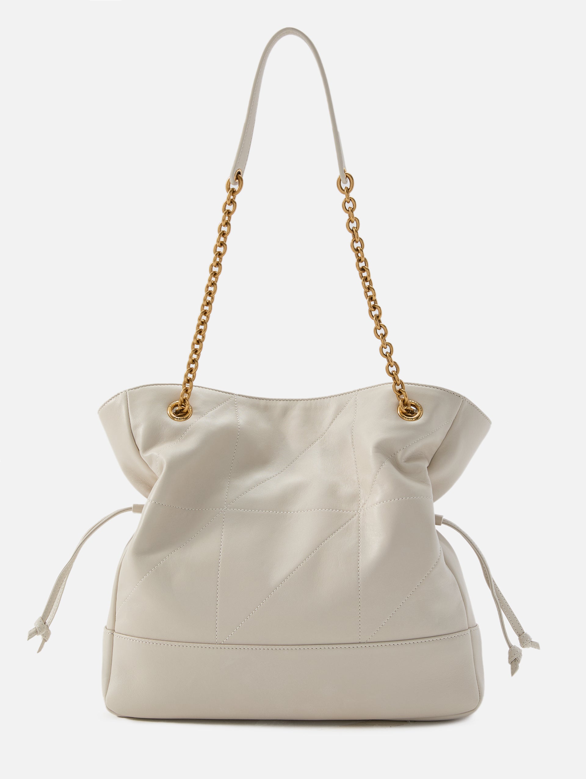 ホワイトYSLショルダーバッグ Yves Saint Laurent Sunset Medium Shoulder Bag in White - E-SEVEN STORE
