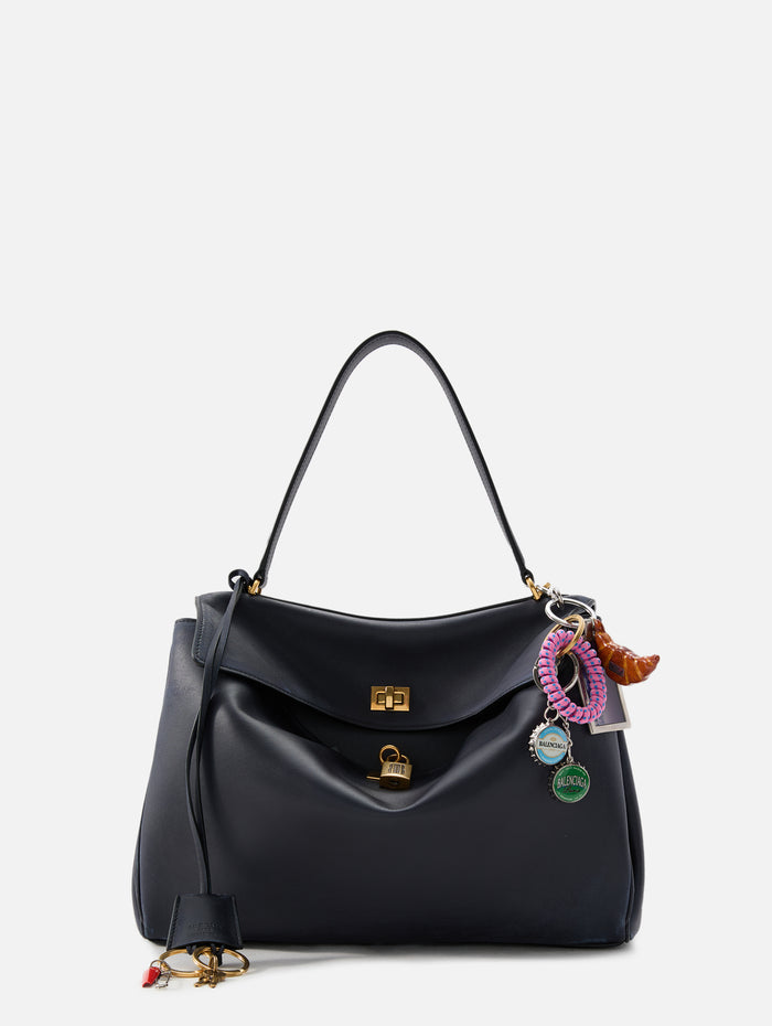 Rodeo Top Handle Bag,BALENCIAGA,MARINE BLUE,Image 1