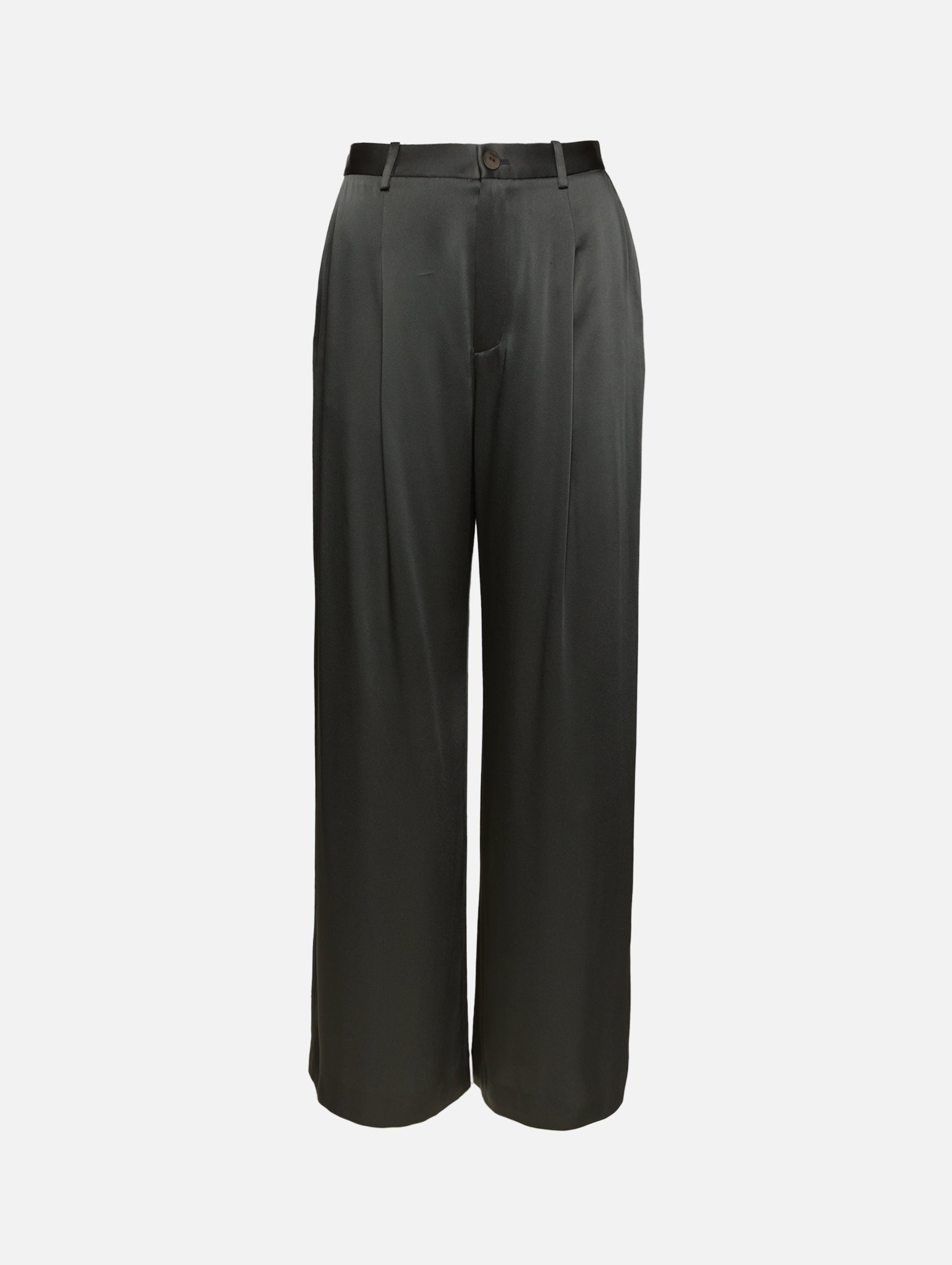 Satin Pleated Pant | LAPOINTE | elysewalker