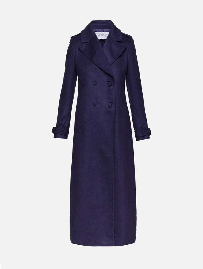 Houstt Coat,GABRIELA HEARST,NAVY,Image 1
