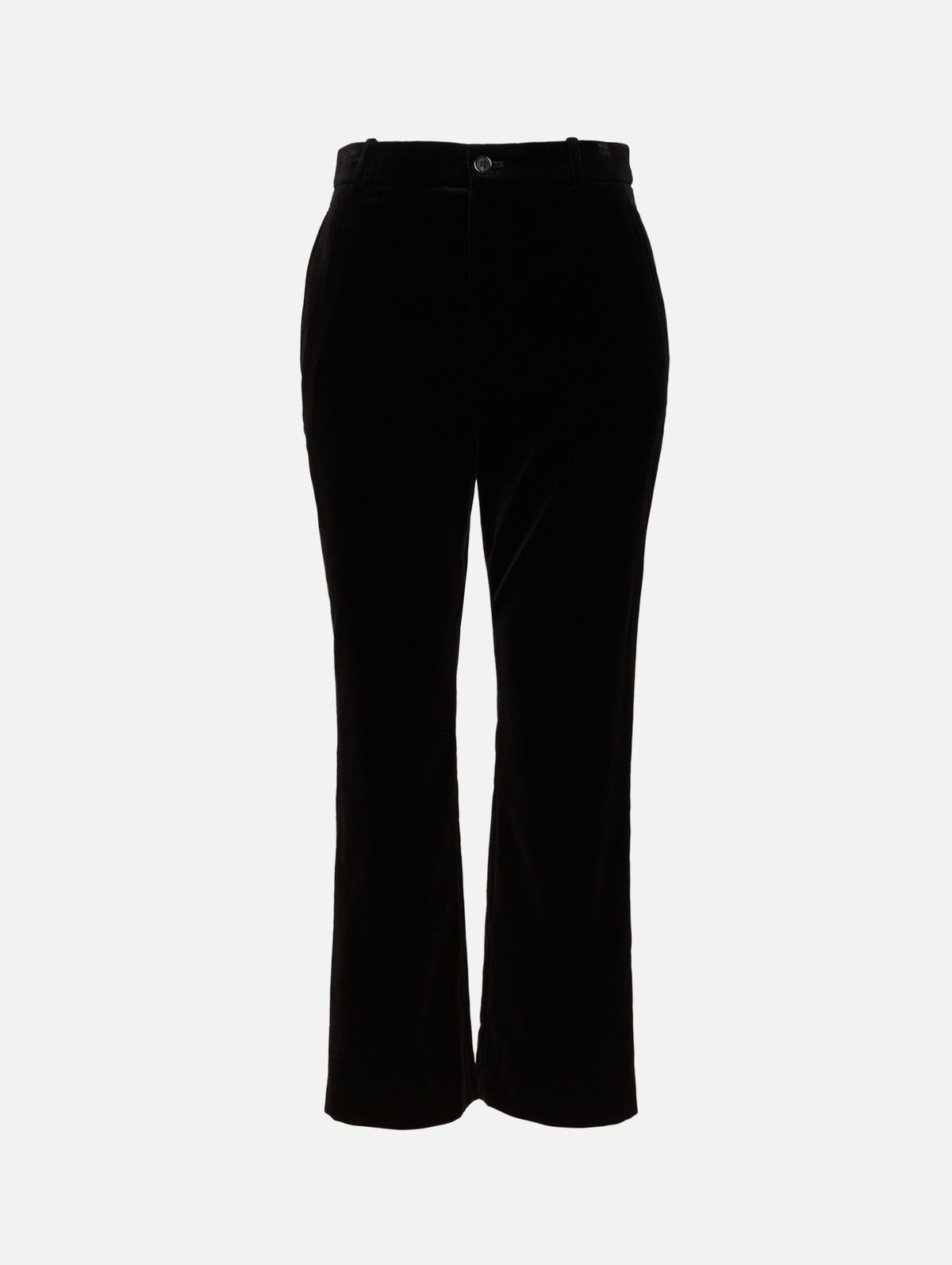Velvet Trouser,SAINT LAURENT,NOIR,Image 1
