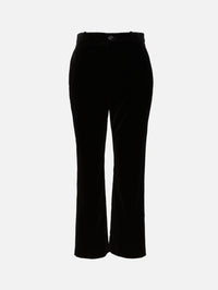 Velvet Trouser,SAINT LAURENT,NOIR,Image 1
