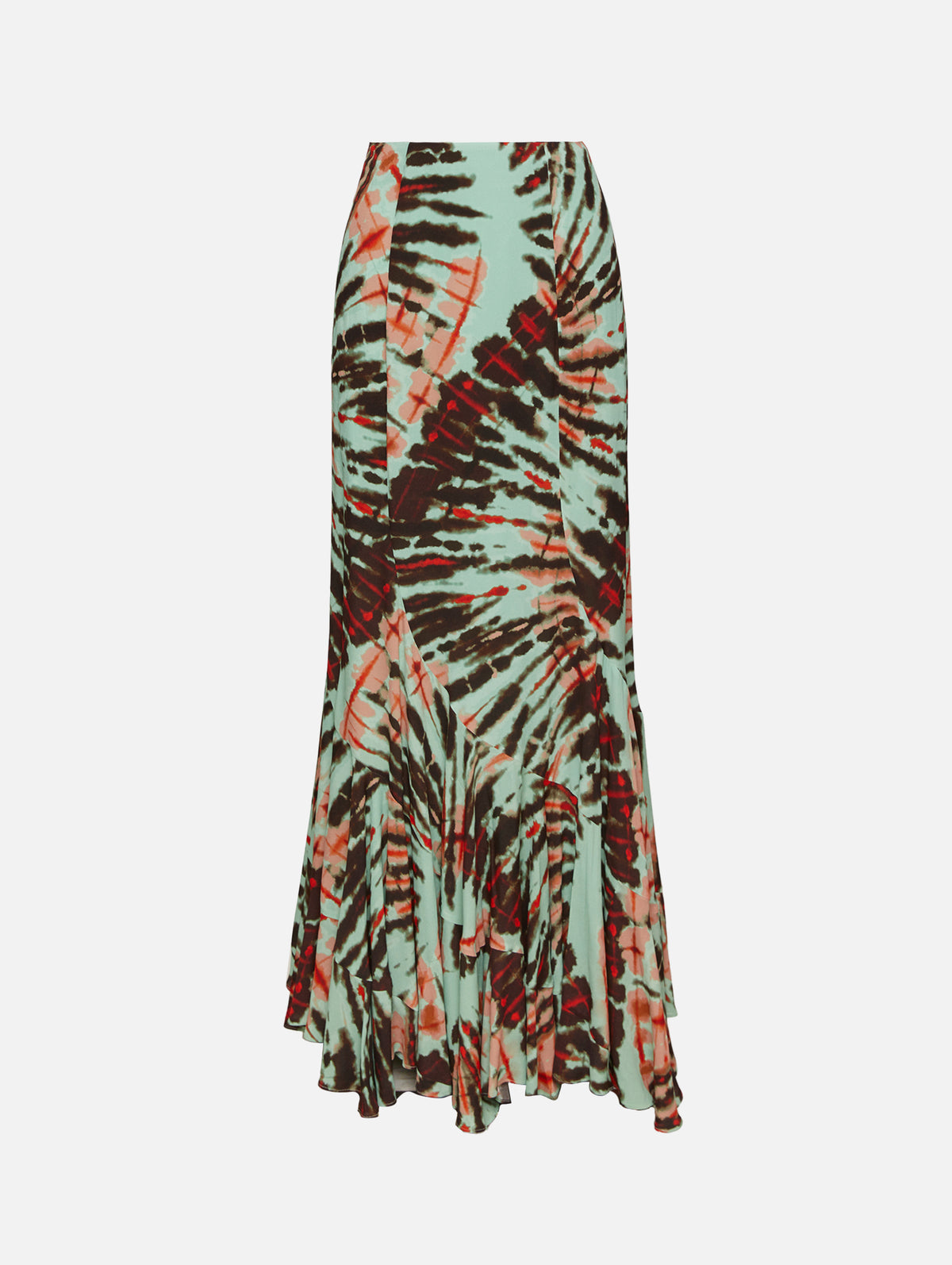 Florina Skirt,SILVIA TCHERASSI,MINT TIE DYE,Image 1