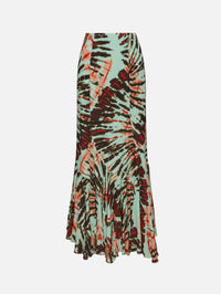 Florina Skirt,SILVIA TCHERASSI,MINT TIE DYE,Image 1