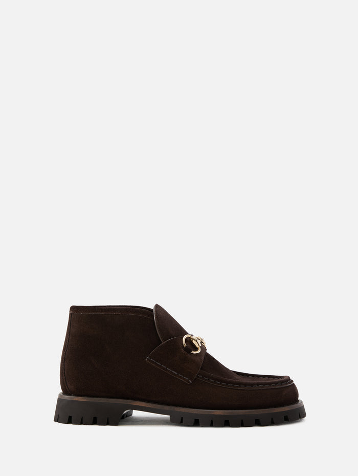 Sylke Moccasin,GUCCI,DARK BROWN,Image 1