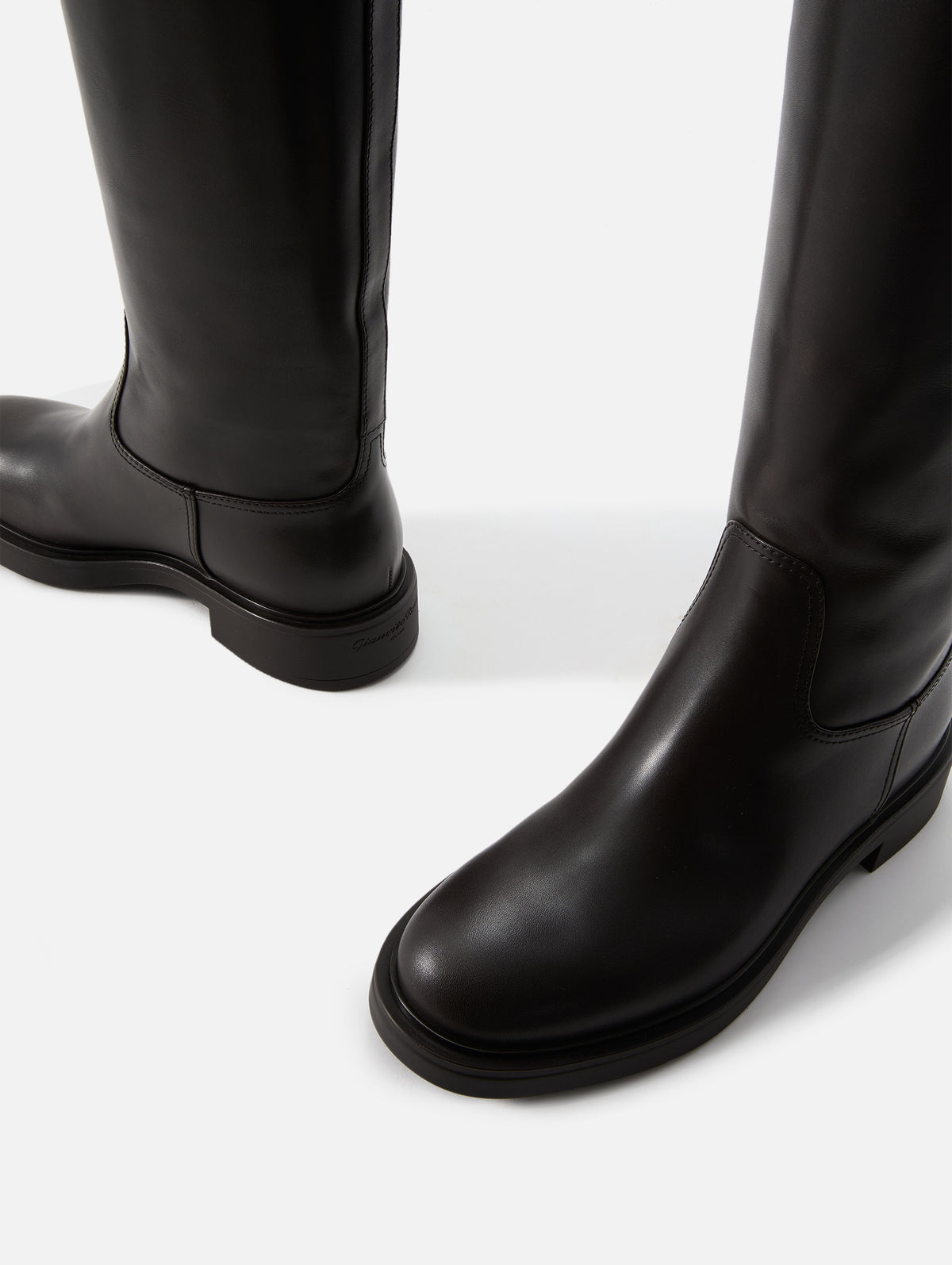 Riding Boot,GIANVITO ROSSI,MOKA,Image 2