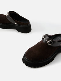 Gum Mule,GUCCI,DARK BROWN,Image 2