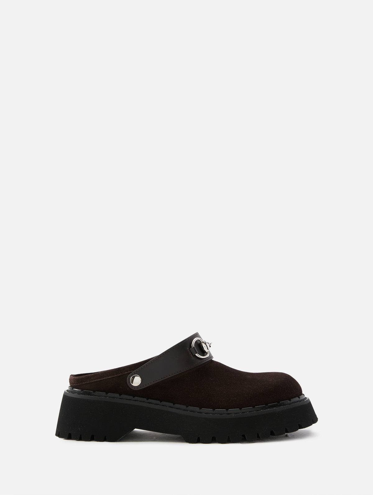 Gum Mule,GUCCI,DARK BROWN,Image 1