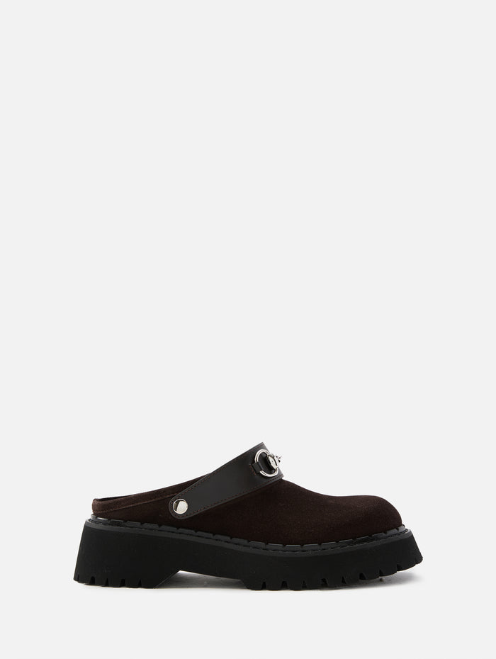 Gum Mule,GUCCI,DARK BROWN,Image 1