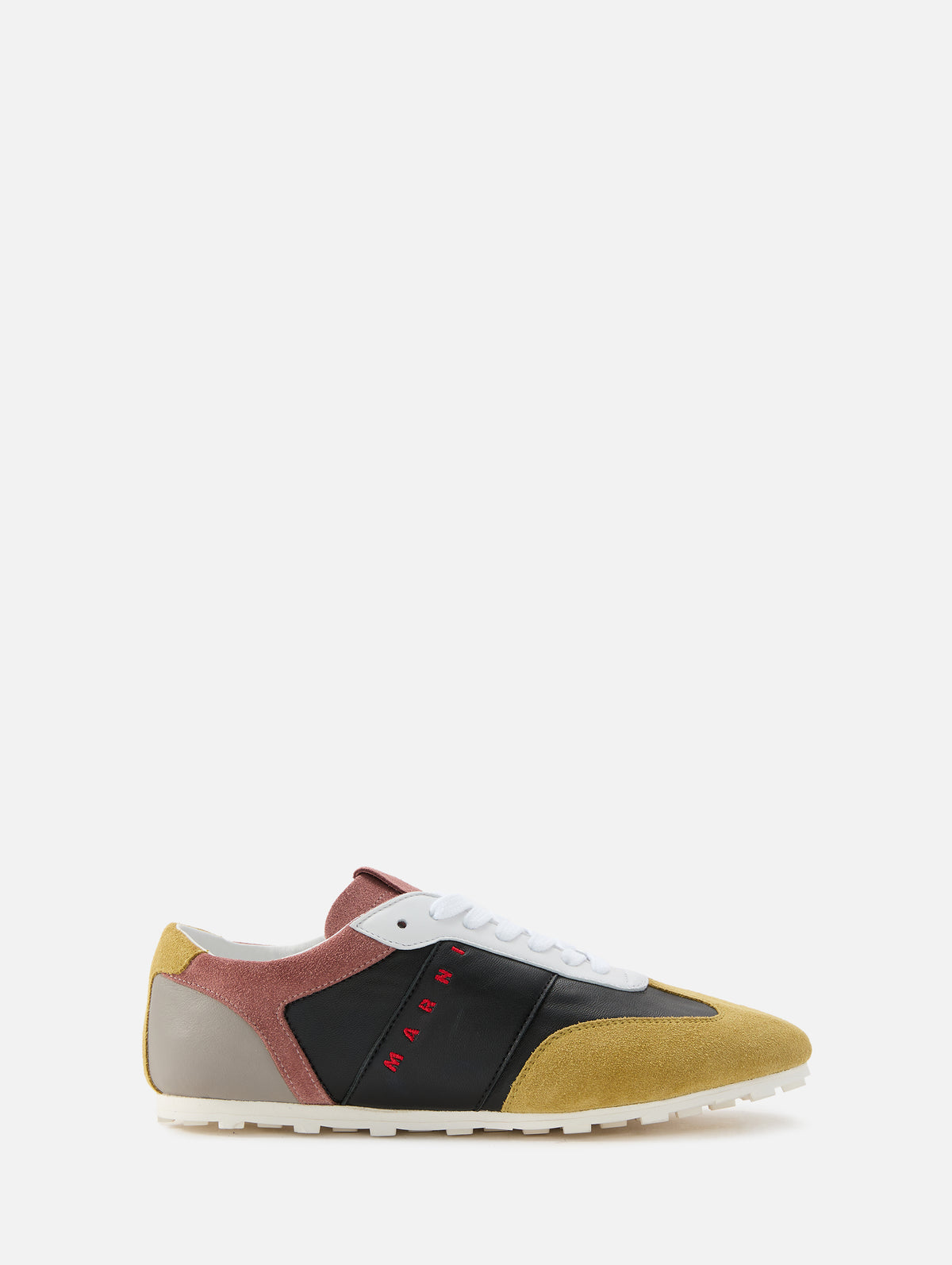 Softy Sneaker,MARNI,GREEN/BLACK/PINK,Image 1