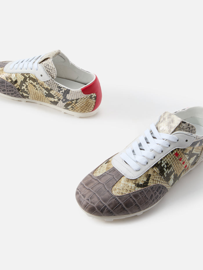 Softy Sneaker,MARNI,GREY MULTICOLOR,Image 1