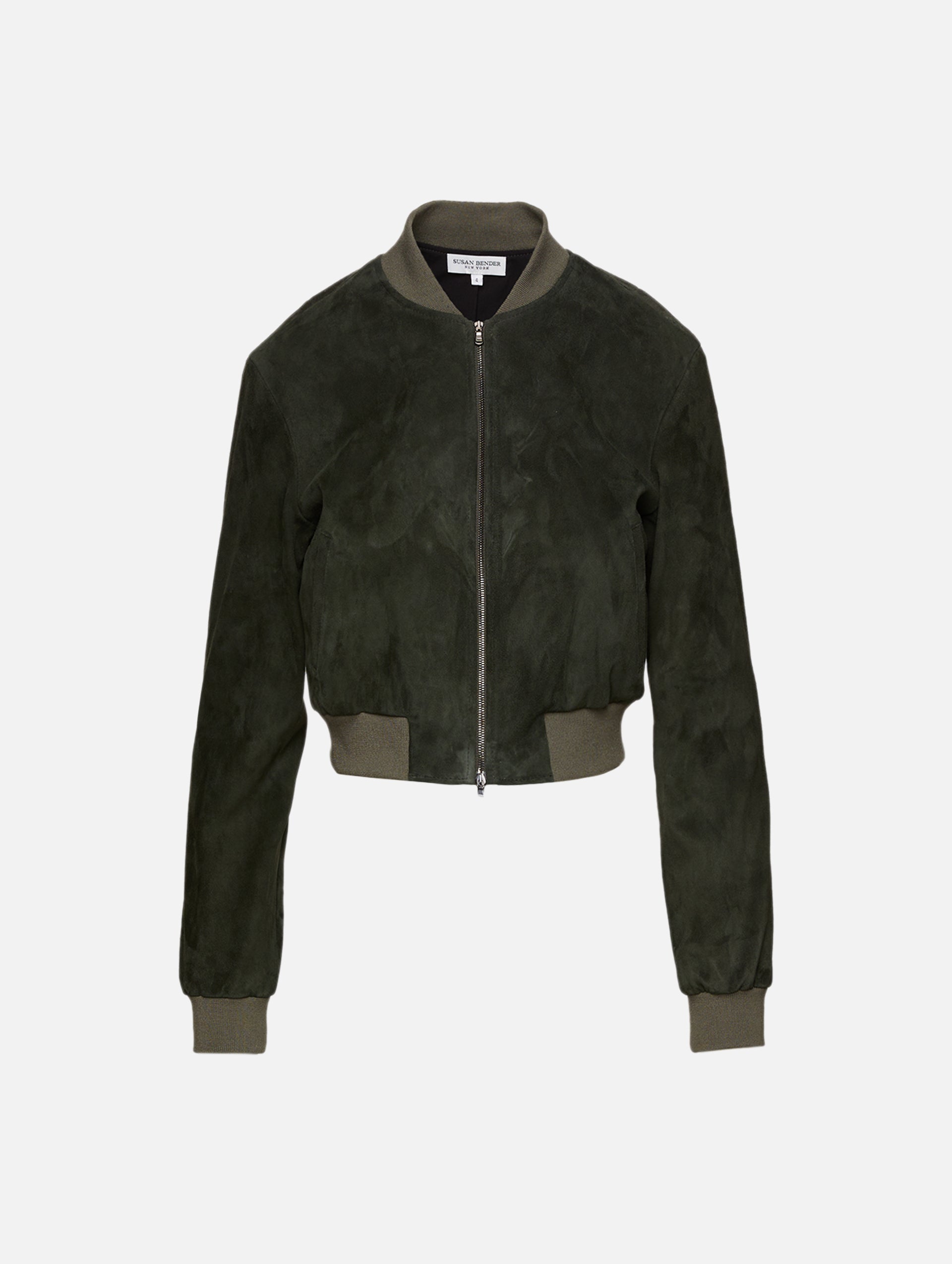 Stretch Leather Bomber | SUSAN BENDER | elysewalker