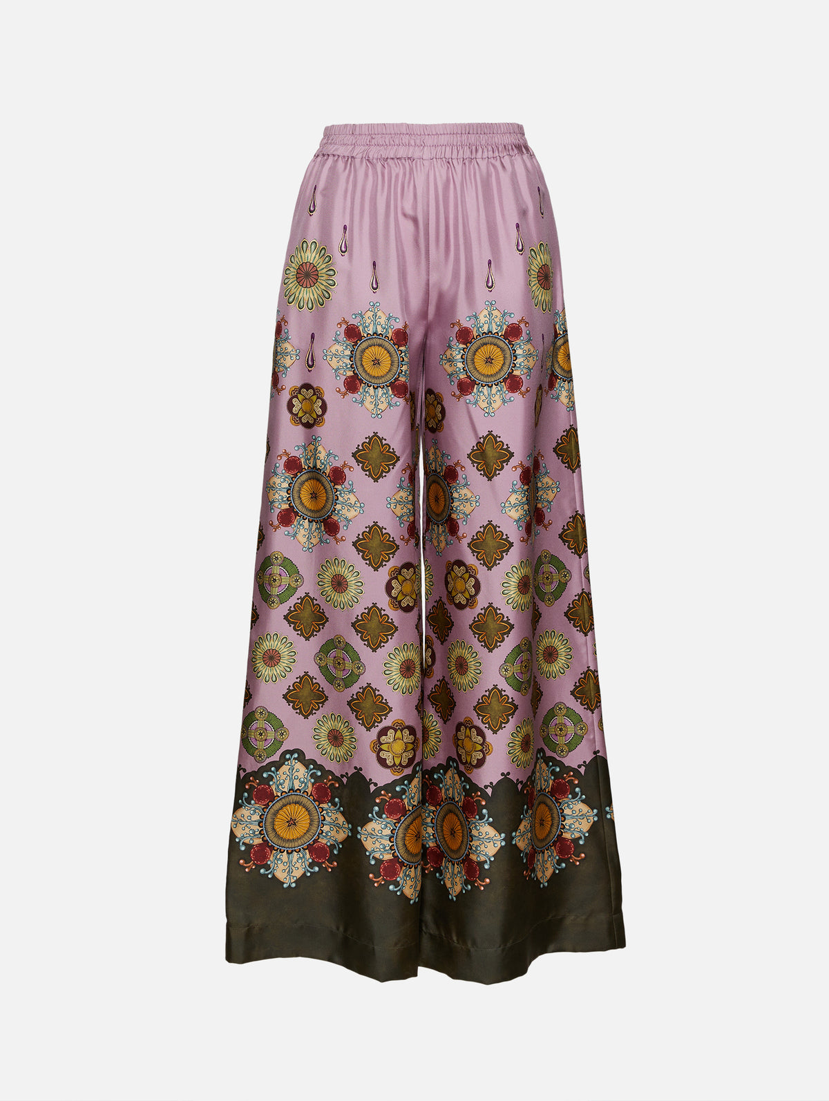 Palazzo Pant,LA DOUBLEJ,NUCLEAUS PLACEE/DUSTY PINK,Image 1