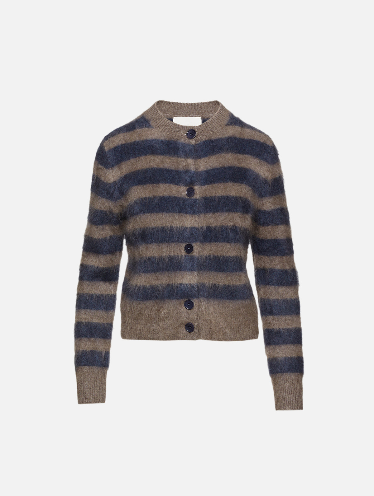 Azalea Cardigan,LISA YANG,TRUFFLE/NIGHT FALL BRUSHED,Image 1