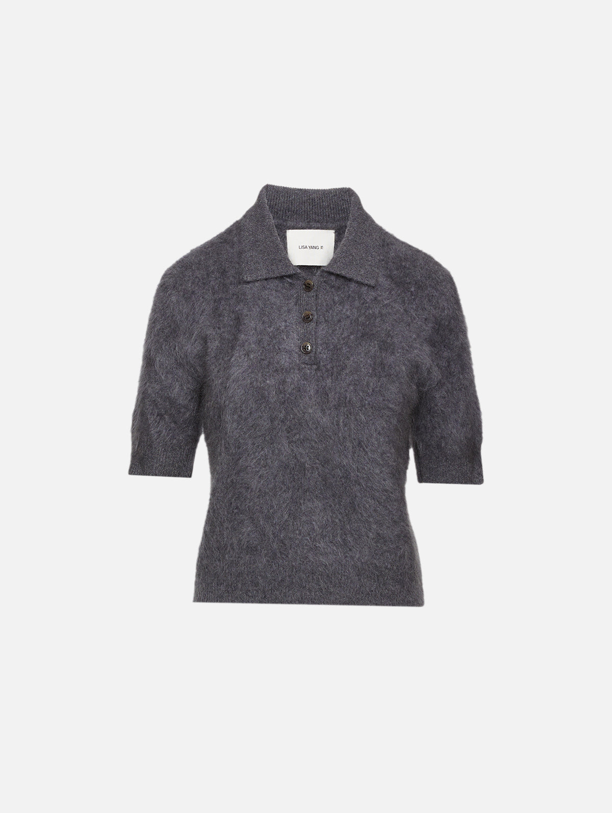 Carolyn Sweater,LISA YANG,GRAPHITE BRUSHED,Image 1