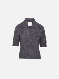 Carolyn Sweater,LISA YANG,GRAPHITE BRUSHED,Image 1