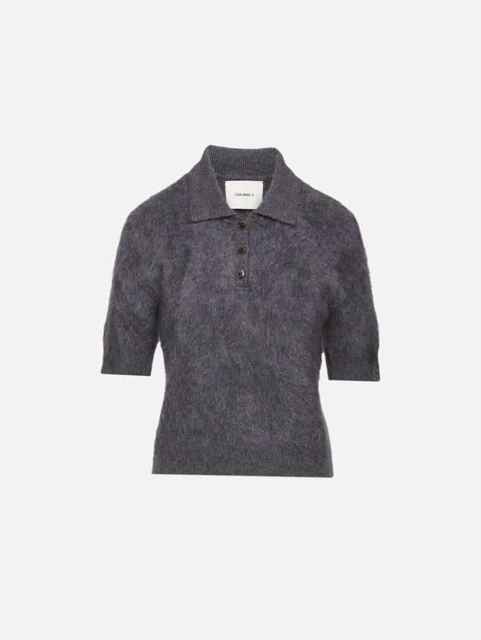 Carolyn Sweater,LISA YANG,GRAPHITE BRUSHED,Image 1