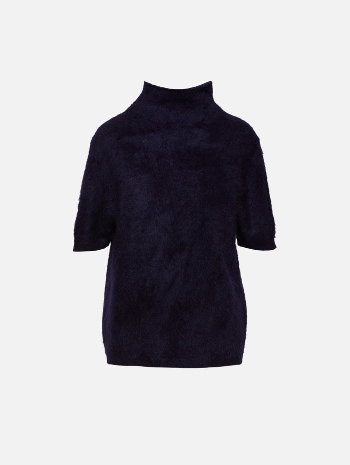 Madelene T-Shirt,LISA YANG,NAVY BRUSHED,Image 1