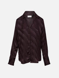 Celina Top,DRIES VAN NOTEN,DARK PURPLE,Image 1