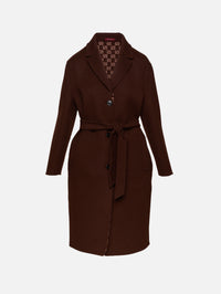 GG Coat,GUCCI,BROWN/PINK,Image 1