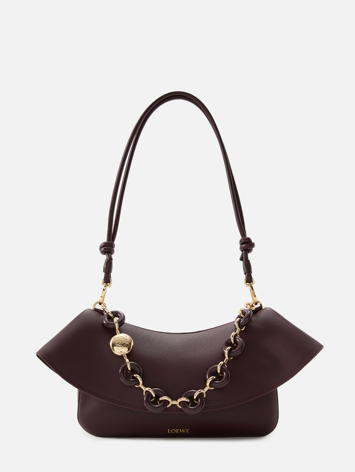 Ola Medium Bag,LOEWE,DARK BURGUNDY,Image 1
