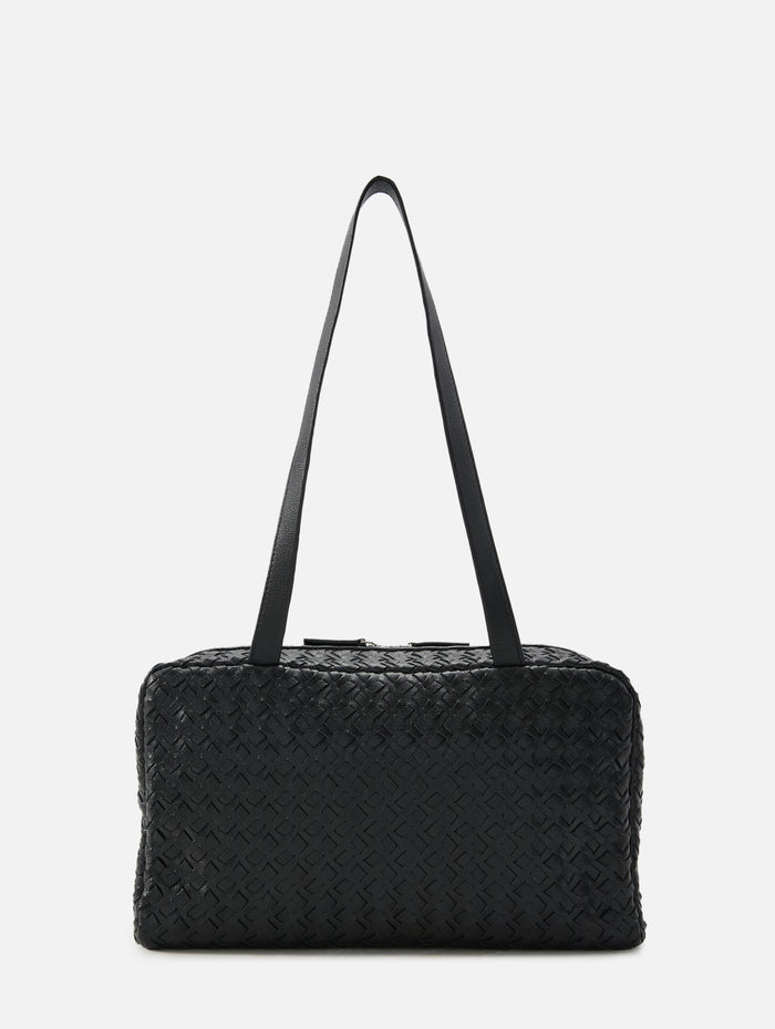 Astra Bowling Bag,THE ROW,BLACK,Image 1