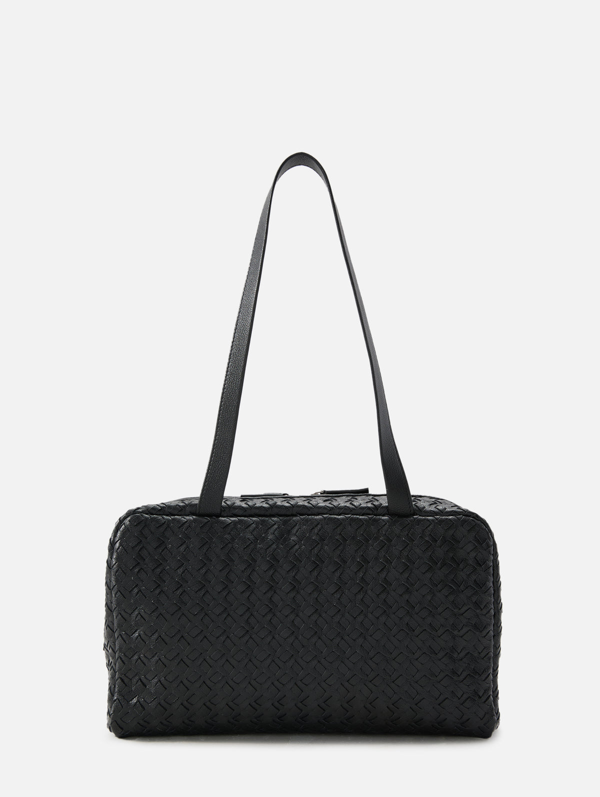 Astra Bowling Bag,THE ROW,BLACK,Image 2