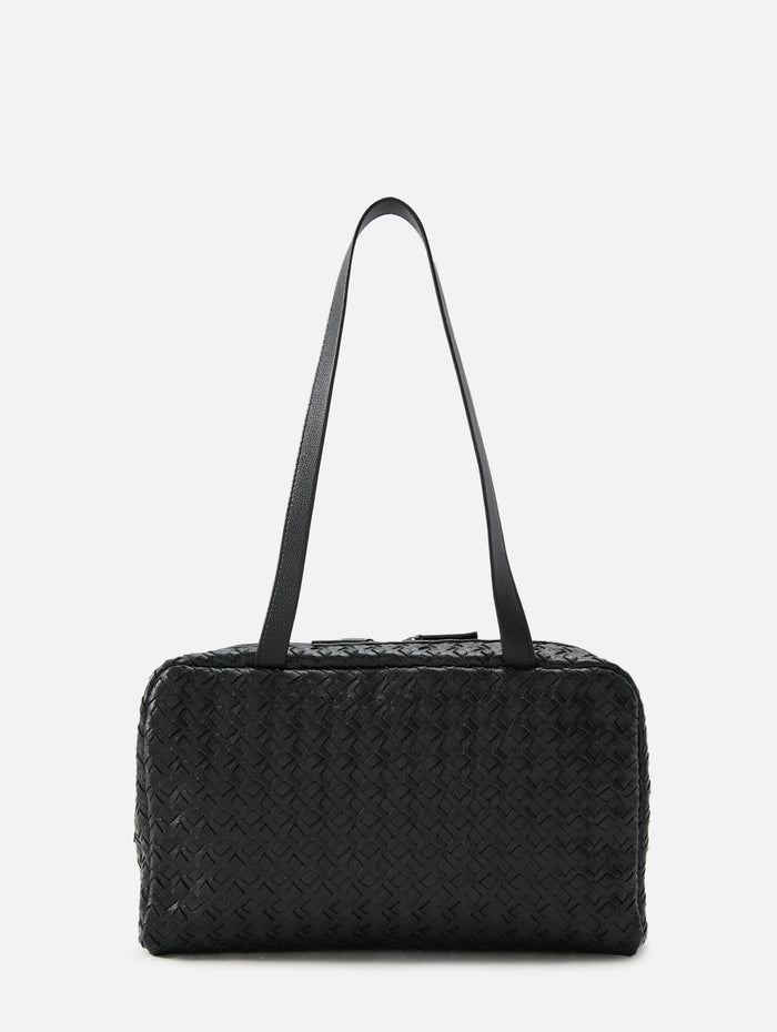 Astra Bowling Bag,THE ROW,BLACK,Image 1