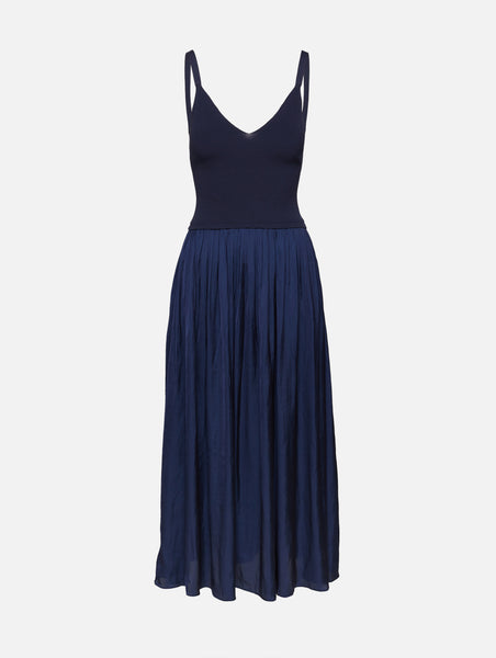 strapless open back dress Dimaia Lace Pleated Maxi Dress – Stellouette