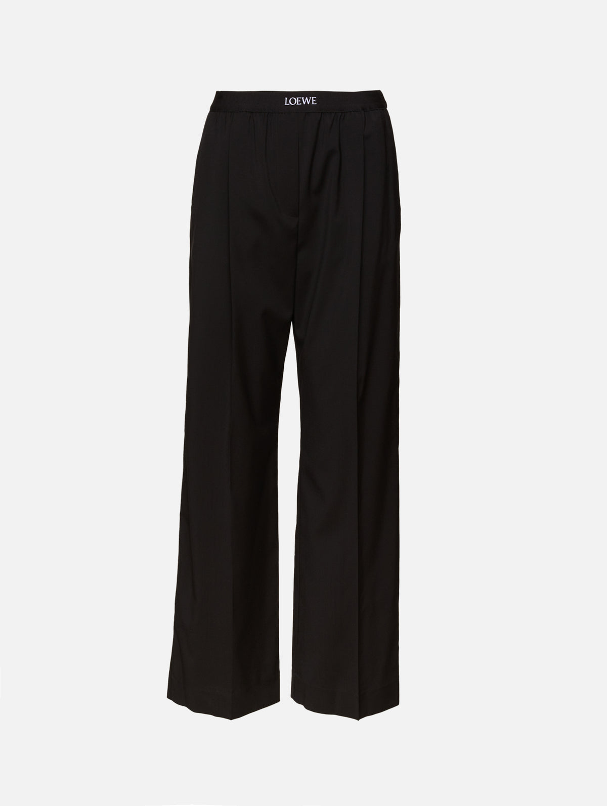 Logo Trouser,LOEWE,BLACK,Image 1