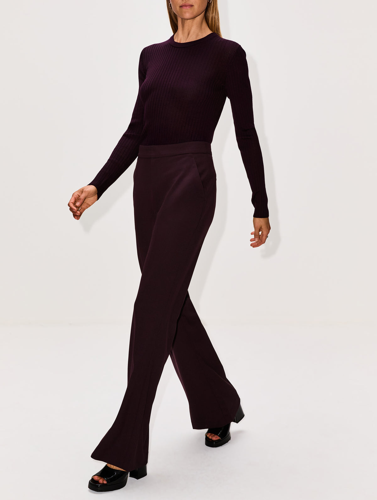 Sophie II Pant,A.L.C.,DEEP PLUM,Image 3