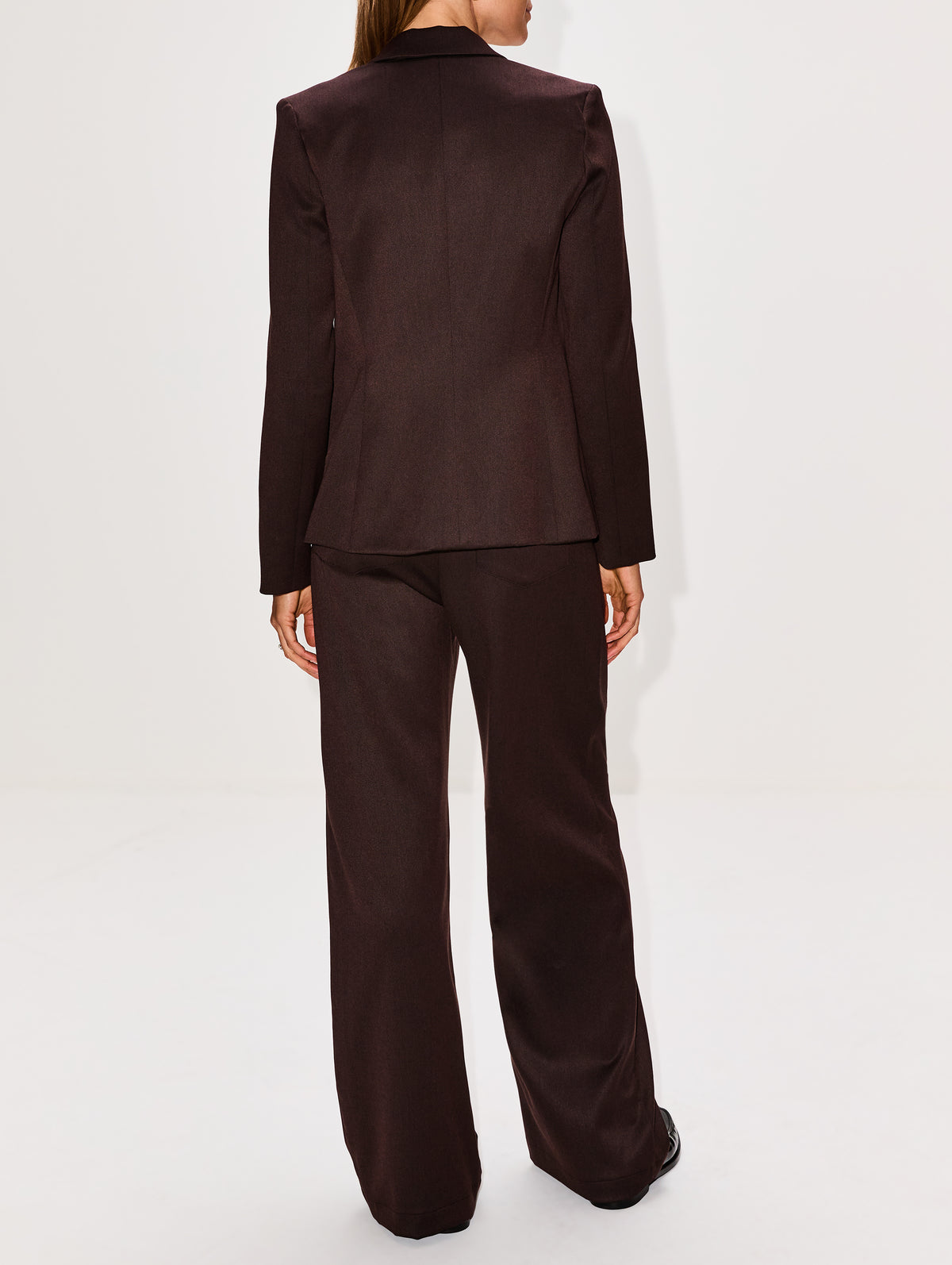 Celine Fitted Blazer,SABLYN,CHOCOLATE,Image 3