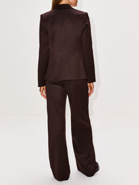 Celine Fitted Blazer,SABLYN,CHOCOLATE,Image 3