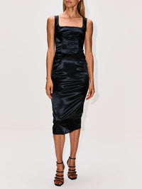 Fitted Dress,DOLCE & GABBANA,ANTRACITE,Image 2