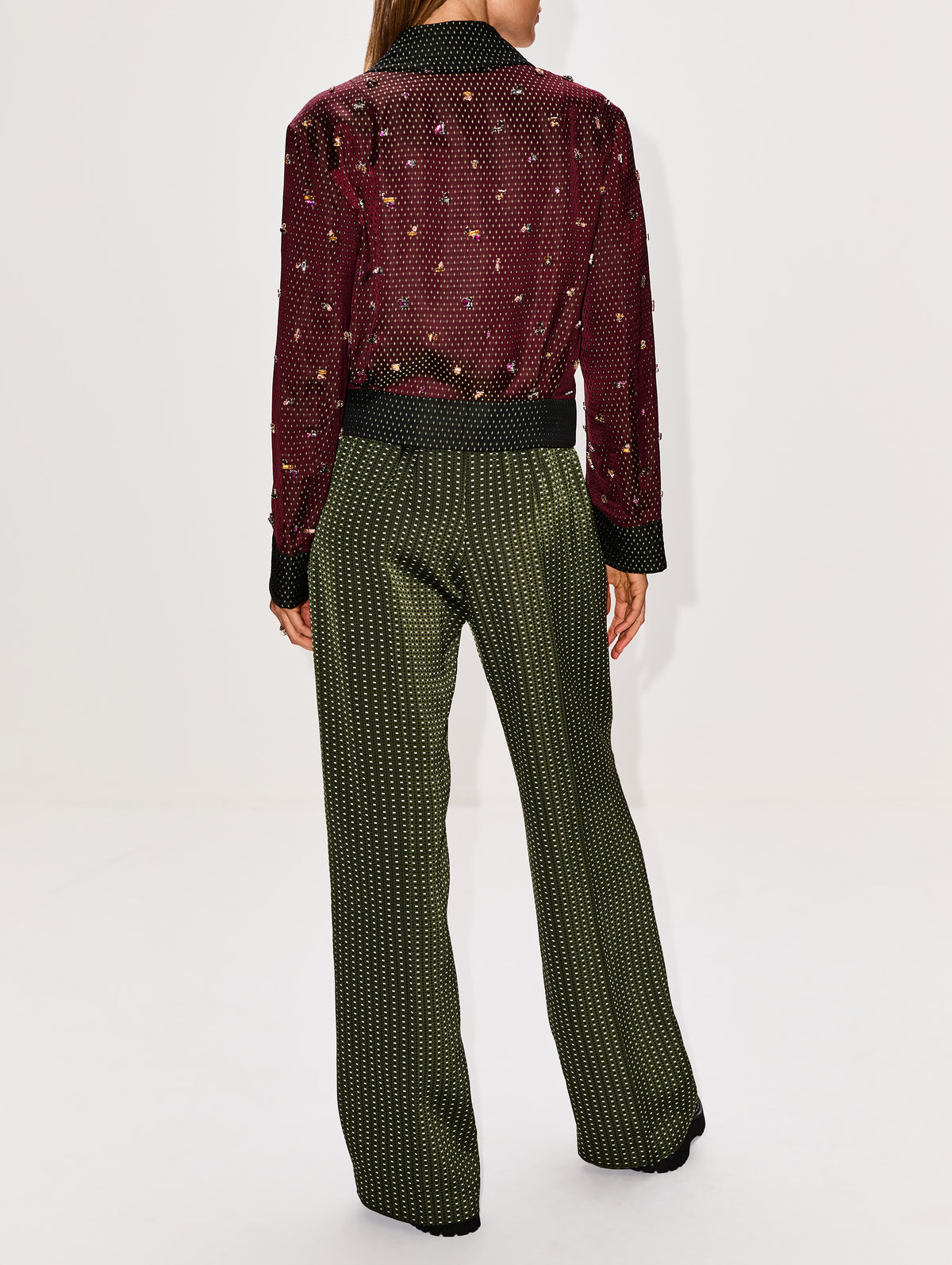 Vurani Jacket,DRIES VAN NOTEN,BURGUNDY,Image 3