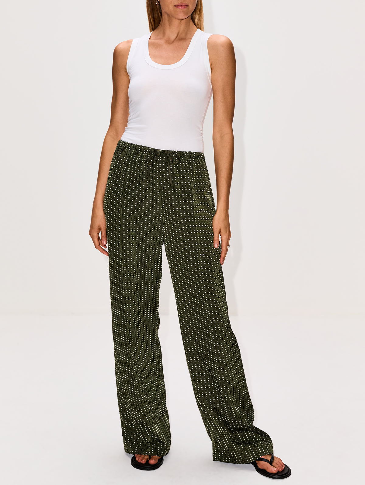 Cori Scoop Tank,ELYSEWALKER LABEL,WHITE,Image 2