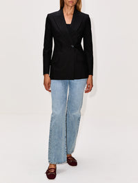 Stripe Jacket,GUCCI,BLACK,Image 2